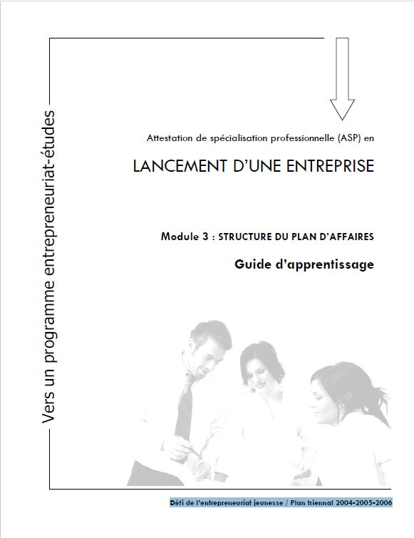 LANCEMENT D’UNE ENTREPRISE