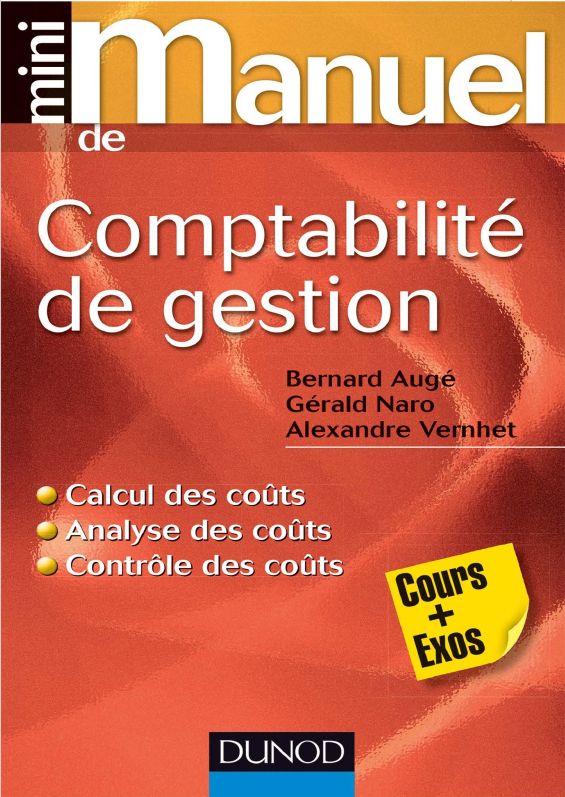 Mini Manuel de Contrôle de gestion