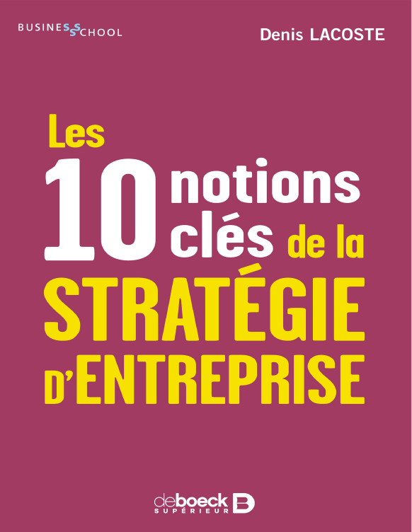 LES 10 NOTIONS CLES DE LA STRATEGIE D'ENTREPRISE